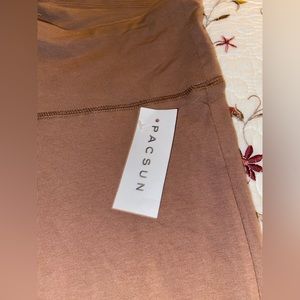 PACSUN Active Brown Flare Yoga Pants
